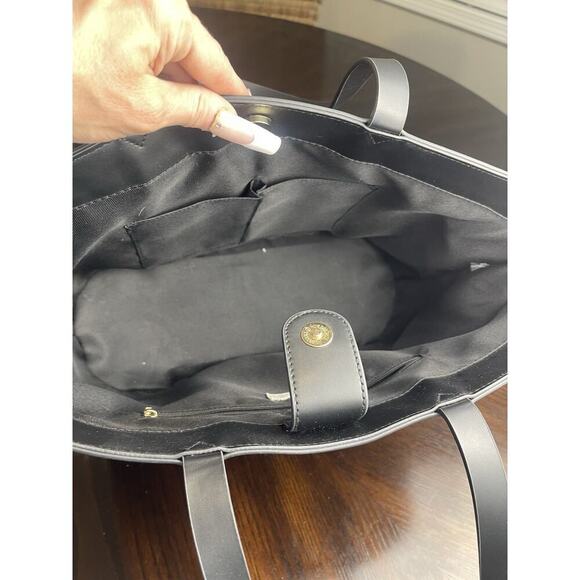 A new day black and tan weave basket tote​​ - Picture 5 of 9